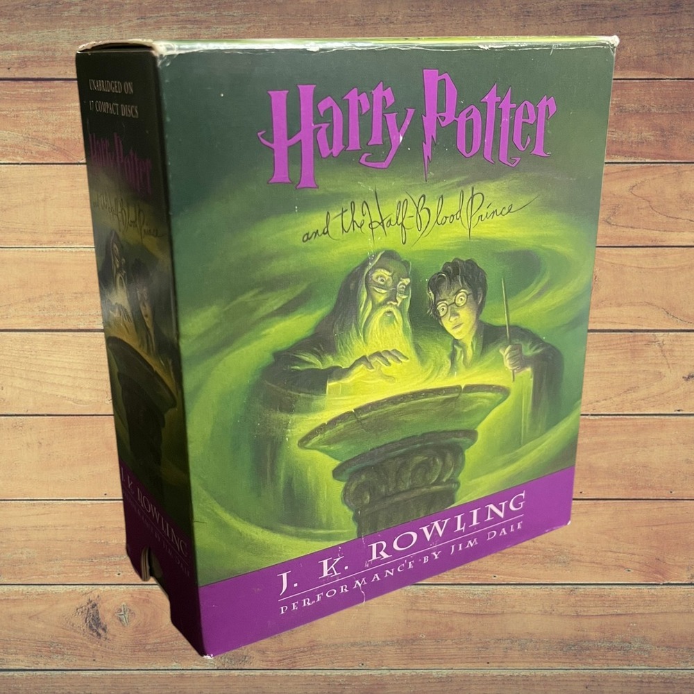 Harry Potter and the Half-Blood Prince Audiobook 17 CD Set Jim Dale J.K. Rowling
